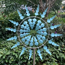 Cargar imagen en el visor de la galería, Metal Windmill 3D Kinetic Sculpture