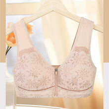Cargar imagen en el visor de la galería, Plus Size Front Closure Wireless Bra Lace Women Underwear