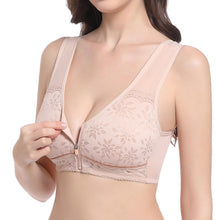 Cargar imagen en el visor de la galería, Plus Size Front Closure Wireless Bra Lace Women Underwear