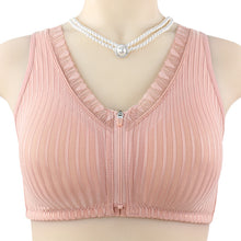 Cargar imagen en el visor de la galería, Plus Size Front Closure Wireless Lightweight Bra Women Underwear