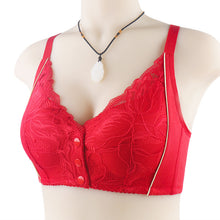 Cargar imagen en el visor de la galería, Women's lace front button shaped bra