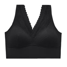 Cargar imagen en el visor de la galería, Lace Fixed Cup Push-Up Sleep Bra