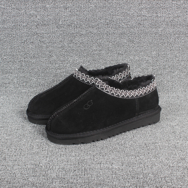 Warm lowcut snow boots with tendon soles Shoesmama