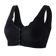 Load image into Gallery viewer, Front Button Push up Large Size Lace Beautiful Back No Wire Bra
