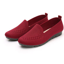 Cargar imagen en el visor de la galería, Fly-woven mesh shallow mouth breathable shoes