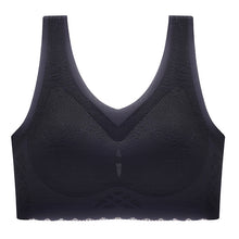 Cargar imagen en el visor de la galería, Women's comfortable latex breathable inner cup sleep bra