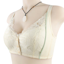 Cargar imagen en el visor de la galería, Women's lace front button shaped bra