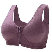 Load image into Gallery viewer, Middle-aged and elderly cotton front zipper underwear