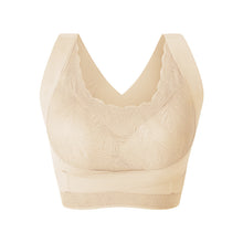 Cargar imagen en el visor de la galería, Women's plus size push up front buckle sports bra