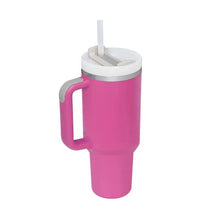 Cargar imagen en el visor de la galería, Stainless Steel Vacuum Insulated Tumbler with Lid and Straw for Water, Iced Tea or Coffee