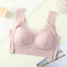 Cargar imagen en el visor de la galería, Women's Lace Wide Shoulder Strap Beautiful Back Bra