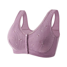 Cargar imagen en el visor de la galería, Front Button No Steel Ring Comfortable Breathable Bra