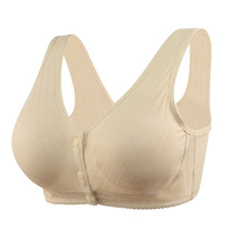 Cargar imagen en el visor de la galería, Women's wire-free front button tank top bra