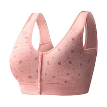 Load image into Gallery viewer, Women's No Wire Pattern Front Button Underwear