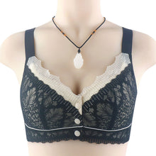 Cargar imagen en el visor de la galería, Women's Lace Front Button Adjustable Straps Bra