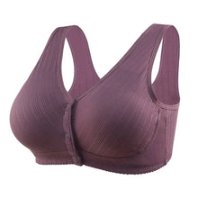 Cargar imagen en el visor de la galería, Women's wire-free front button tank top bra