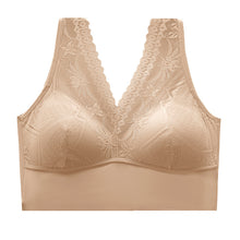Cargar imagen en el visor de la galería, Lace Fixed Cup Push-Up Sleep Bra