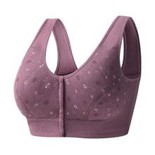 Load image into Gallery viewer, Women's No Wire Pattern Front Button Underwear