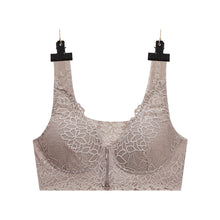 Load image into Gallery viewer, Ladies Zip Front Push Up Lace Bra