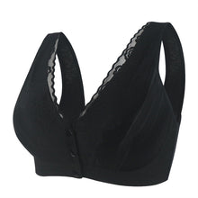 Load image into Gallery viewer, Wide Strap Printed Unwired Front Button Bra