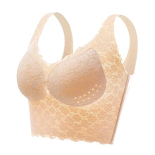 Cargar imagen en el visor de la galería, Women Seamless Lace Underwear Large Bralette Breathable Padded Wire Free Bras
