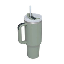Cargar imagen en el visor de la galería, Stainless Steel Vacuum Insulated Tumbler with Lid and Straw for Water, Iced Tea or Coffee