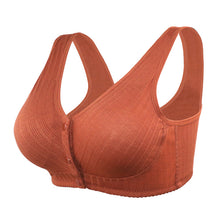 Cargar imagen en el visor de la galería, Women's wire-free front button tank top bra