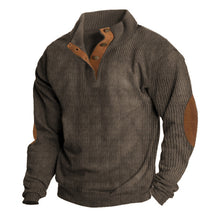 Cargar imagen en el visor de la galería, Men's Outdoor Casual Stand Collar Long Sleeve Sweatshirt