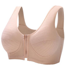 Load image into Gallery viewer, Middle-aged and elderly cotton front zipper underwear
