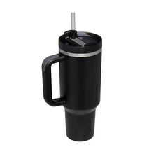 Cargar imagen en el visor de la galería, Stainless Steel Vacuum Insulated Tumbler with Lid and Straw for Water, Iced Tea or Coffee