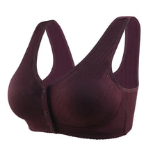 Cargar imagen en el visor de la galería, Women's wire-free front button tank top bra