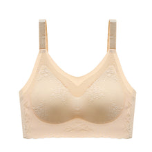 Cargar imagen en el visor de la galería, Women's comfortable latex breathable inner cup sleep bra