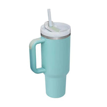 Cargar imagen en el visor de la galería, Stainless Steel Vacuum Insulated Tumbler with Lid and Straw for Water, Iced Tea or Coffee