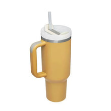 Cargar imagen en el visor de la galería, Stainless Steel Vacuum Insulated Tumbler with Lid and Straw for Water, Iced Tea or Coffee