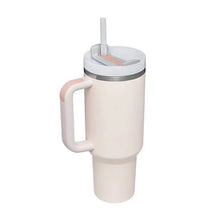 Cargar imagen en el visor de la galería, Stainless Steel Vacuum Insulated Tumbler with Lid and Straw for Water, Iced Tea or Coffee
