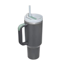 Cargar imagen en el visor de la galería, Stainless Steel Vacuum Insulated Tumbler with Lid and Straw for Water, Iced Tea or Coffee