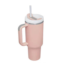 Cargar imagen en el visor de la galería, Stainless Steel Vacuum Insulated Tumbler with Lid and Straw for Water, Iced Tea or Coffee