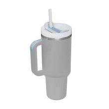Cargar imagen en el visor de la galería, Stainless Steel Vacuum Insulated Tumbler with Lid and Straw for Water, Iced Tea or Coffee