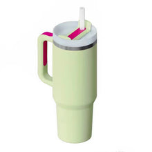 Cargar imagen en el visor de la galería, Stainless Steel Vacuum Insulated Tumbler with Lid and Straw for Water, Iced Tea or Coffee
