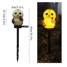 Cargar imagen en el visor de la galerÃa, Solar Owl Garden Decorative Landscape Light
