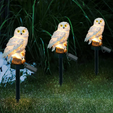 Cargar imagen en el visor de la galerÃa, Solar Owl Garden Decorative Landscape Light