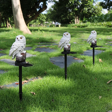 Cargar imagen en el visor de la galerÃa, Solar Owl Garden Decorative Landscape Light
