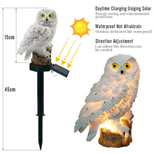 Cargar imagen en el visor de la galerÃa, Solar Owl Garden Decorative Landscape Light