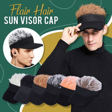 Load image into Gallery viewer, Flair Hair Sun Visor Cap