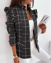 Load image into Gallery viewer, Blazer ondulado de manga larga con cremallera para mujer. 8 colores a elegir - EspaƱa