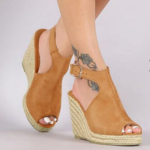 Cargar imagen en el visor de la galería, Ladies Summer Fish Mouth Casual Sandals
