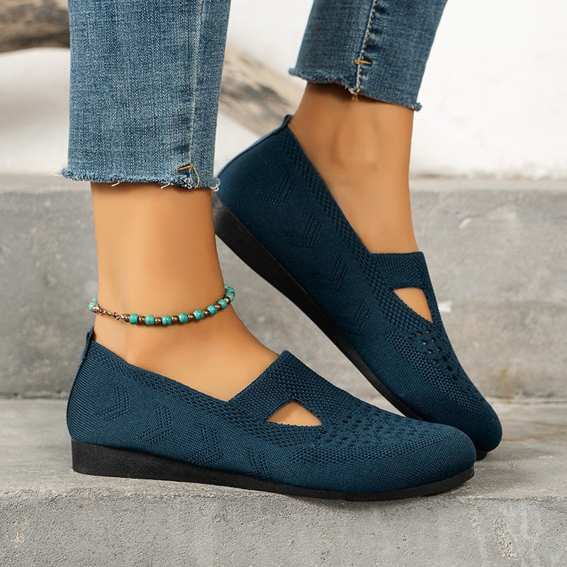 Women's Mesh Flat Comfort Fly Knit Shoes – Shoesmama