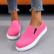 Cargar imagen en el visor de la galería, Women&#39;s casual thick sole solid color loafers
