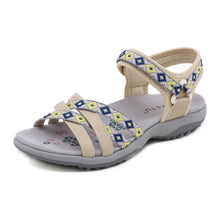 Cargar imagen en el visor de la galería, Womens Walking Athletic Sandals Open Toe Wide Comfy Water Sandal
