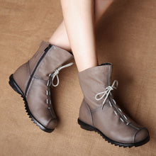 Cargar imagen en el visor de la galería, New winter low heel warm short boots
